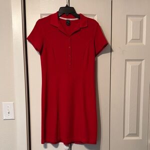New York & Company Red Mini Dress